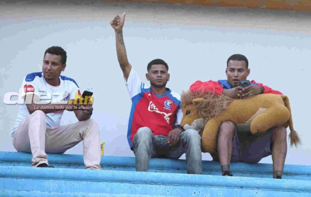 Afición de Olimpia se burla de Motagua antes del clásico en la Pentagonal