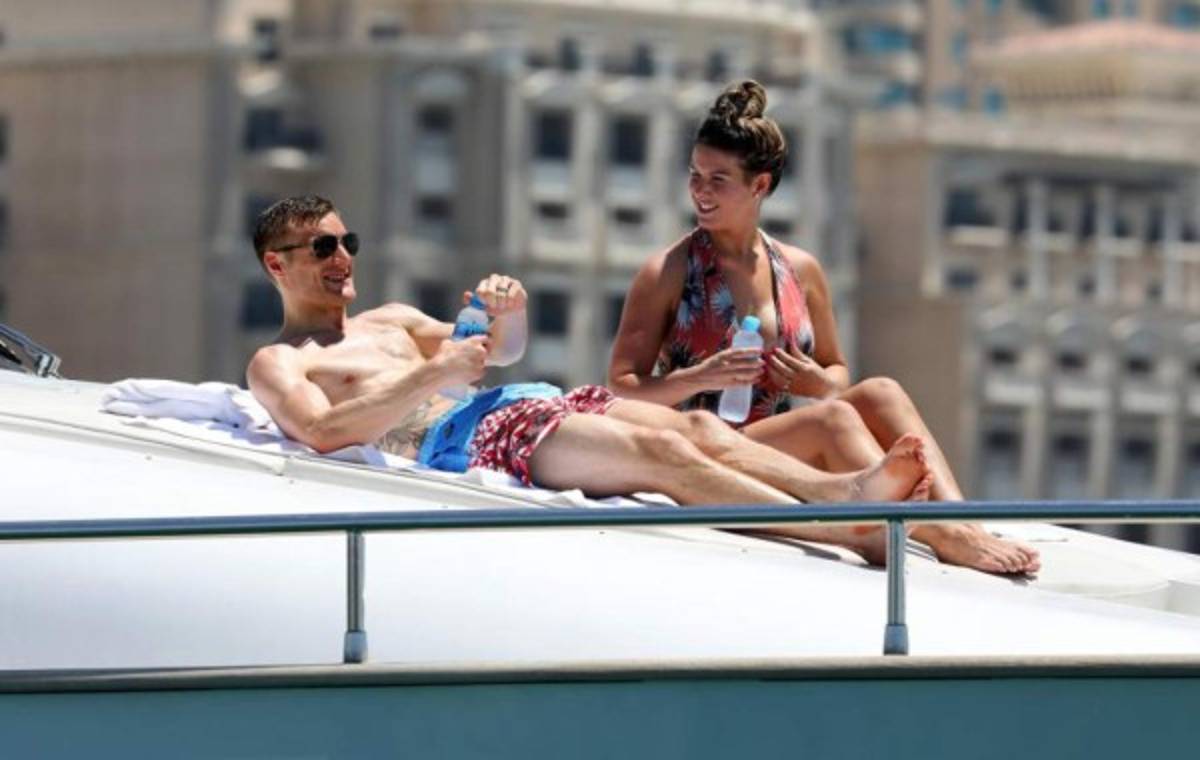 Las vacaciones de Jamie Vardy y su espectacular esposa en Dubai