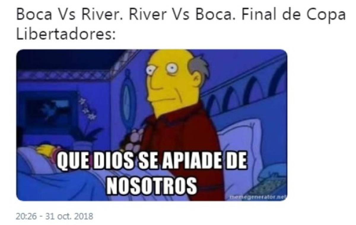 Boca y River explotan las redes con memes por la final de Copa Libertadores