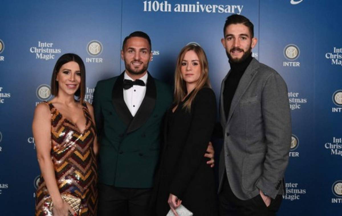 ¡De lujo! David Suazo junto a Icardi en la fiesta de Navidad del Inter de Milán