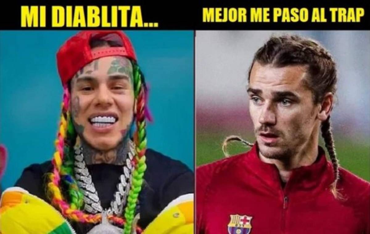 El nuevo look de Griezmann, protagonista de los memes en el Barcelona-Real Sociedad