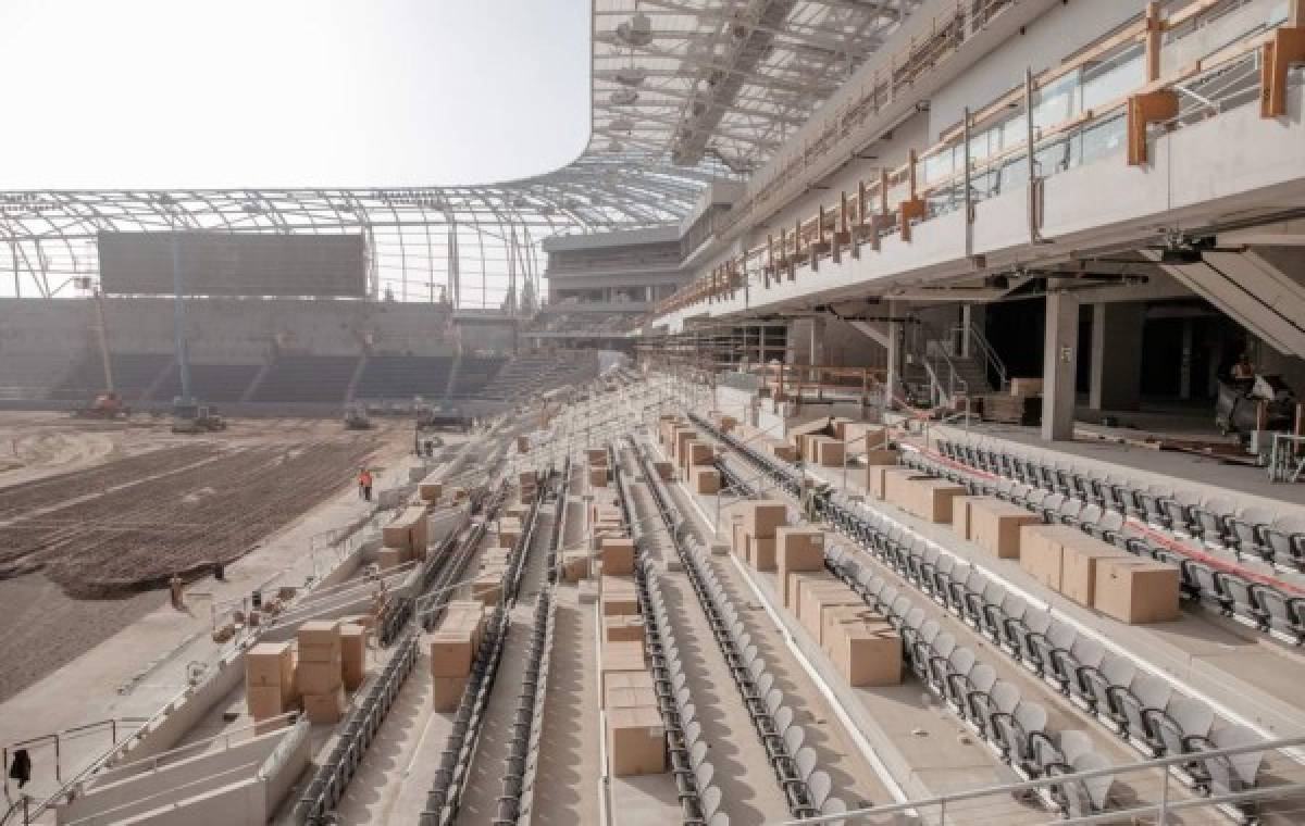 Así luce el estadio de Los Ángeles FC a casi tres meses de su inauguración