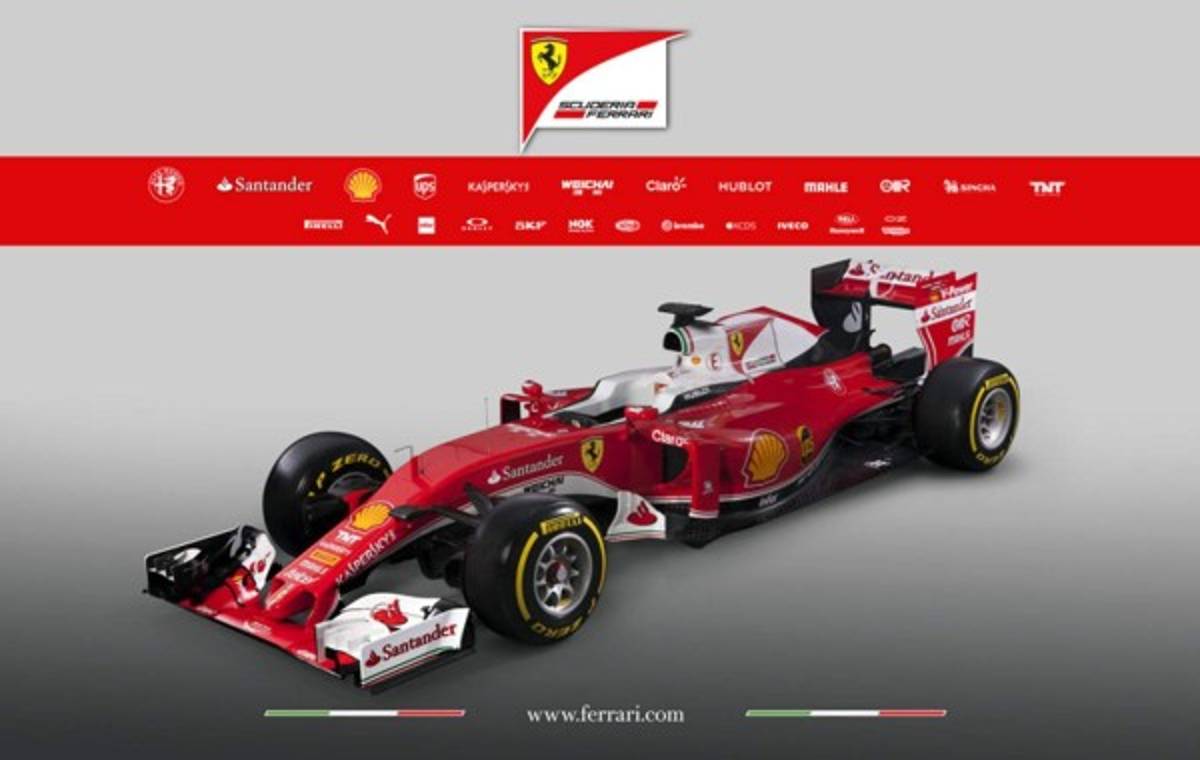 Así es el nuevo Ferrari de Sebastian Vettel para 2016