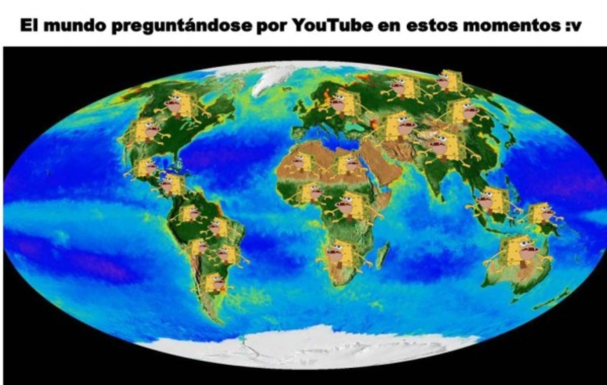 Los imperdibles memes que dejó la caída mundial de YouTube
