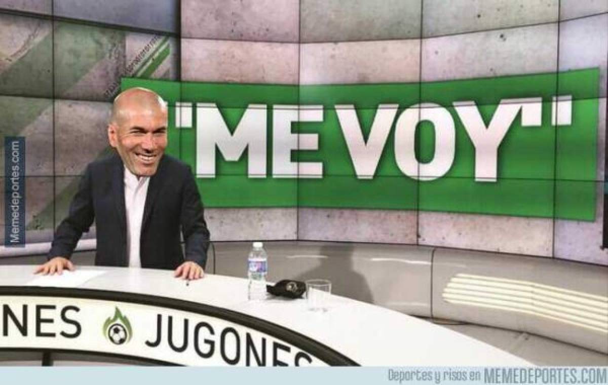 Los memes hacen pedazos al Real Madrid por la segunda marcha de Zidane ¡Ya hay sustituto!