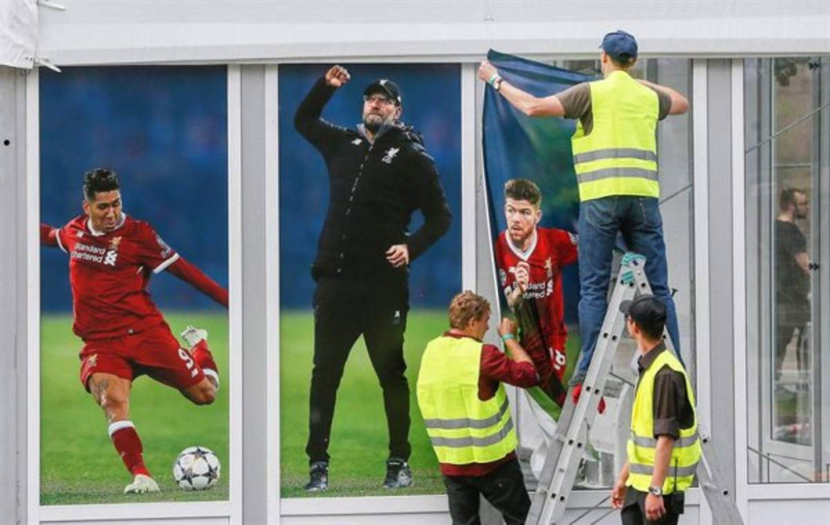 Kiev, lista para recibir la final de la Champions League entre Real Madrid y Liverpool