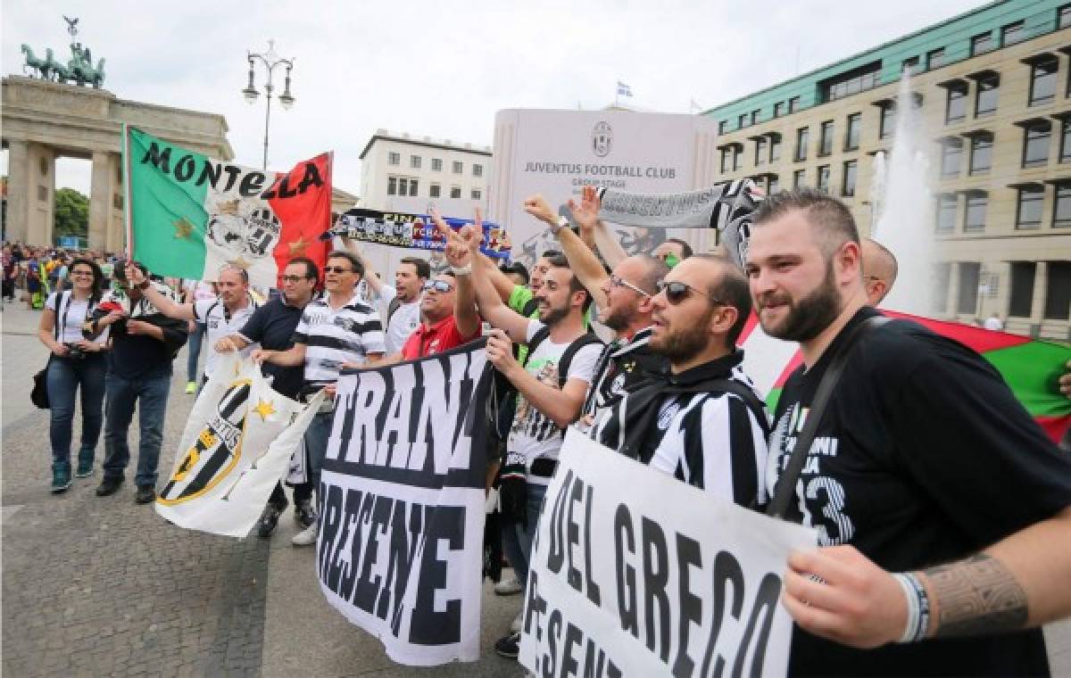 Las 20 mejores fotos de los aficionados de la Juventus en Berlín