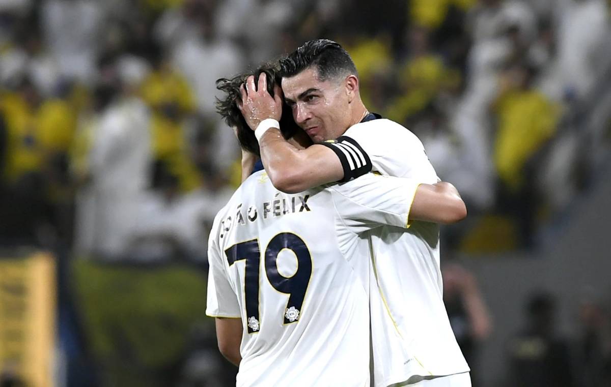 Cristiano Ronaldo se exhibió y lloró: así festejó CR7 su primer título en Arabia