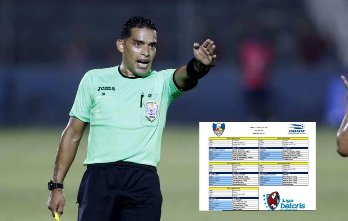 Todos los árbitros de la jornada 17: Jefferson Escobar dirigirá el clásico ceibeño entre Vida y Victoria