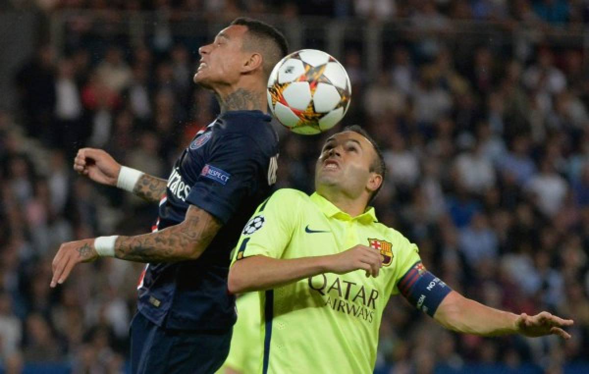 PSG derrotó 3-2 al Barcelona en París, sin Zlatan Ibrahimovic