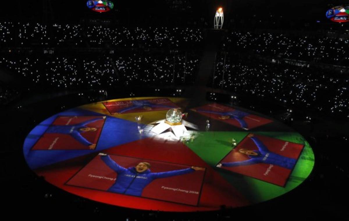 Las mejores imágenes de la ceremonia de clausura de los Juegos Olímpicos de Invierno