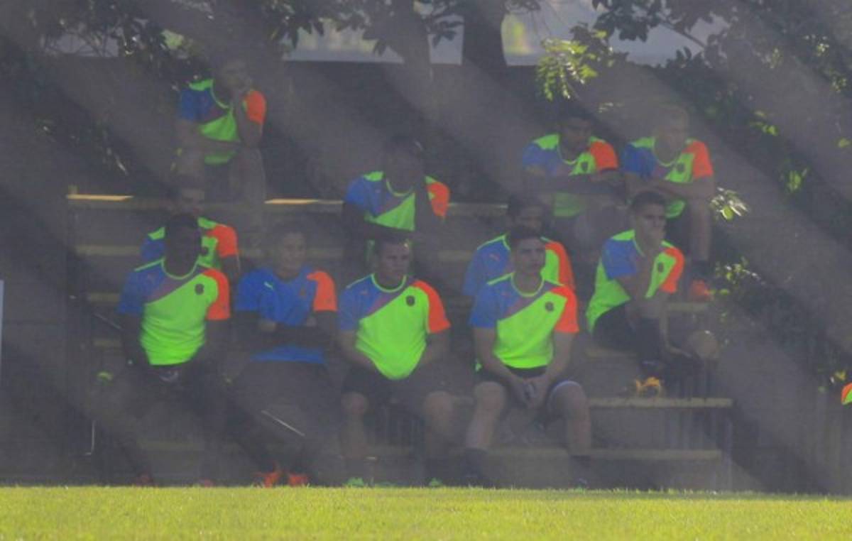 Kevin Hernández se reincorporó a los entrenamientos del Real España