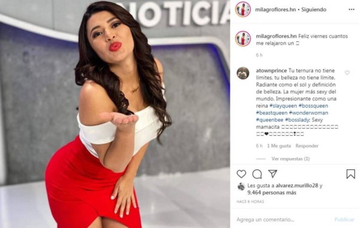 Entre muchas rosas: Así pasaron San Valentín las presentadoras hondureñas