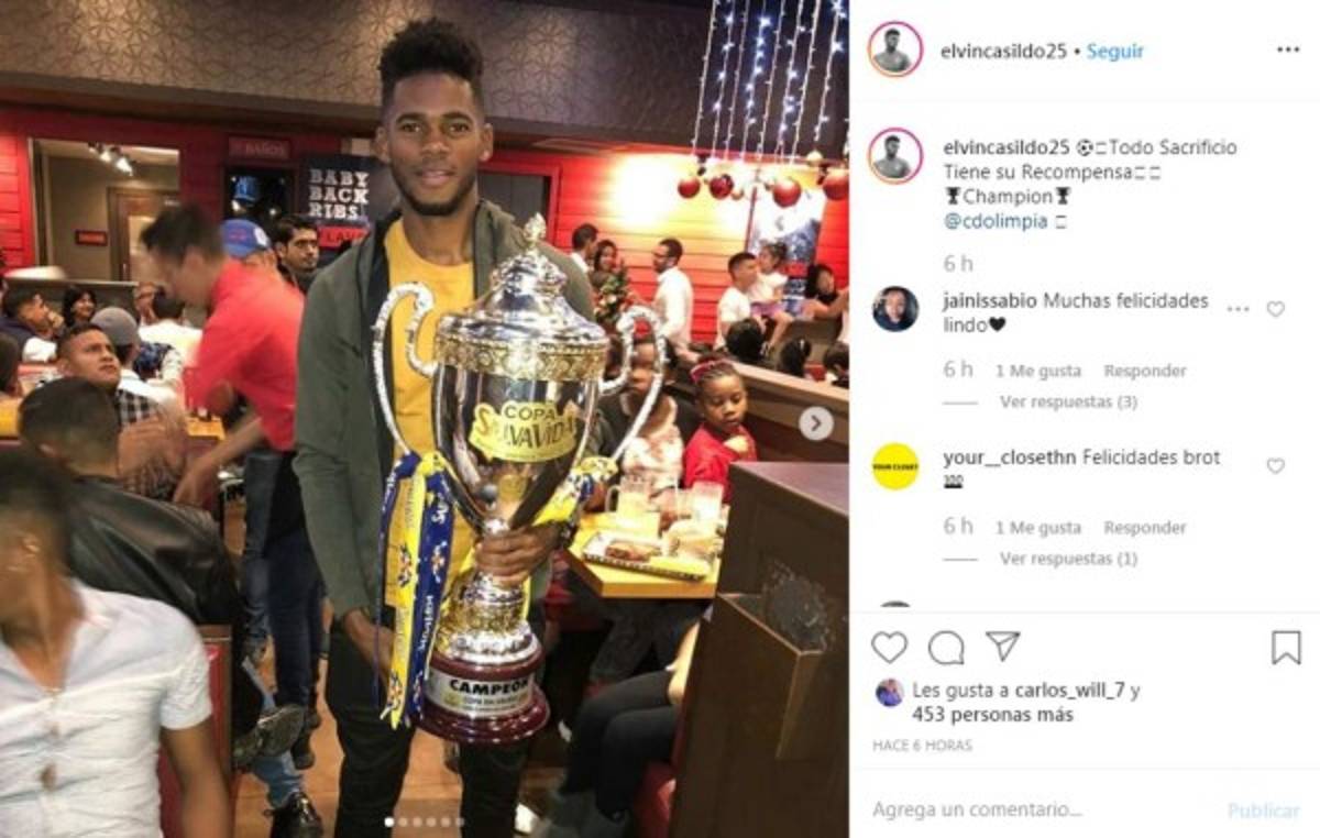 Así fue el festejo de los jugadores del Olimpia tras ganar el título 31