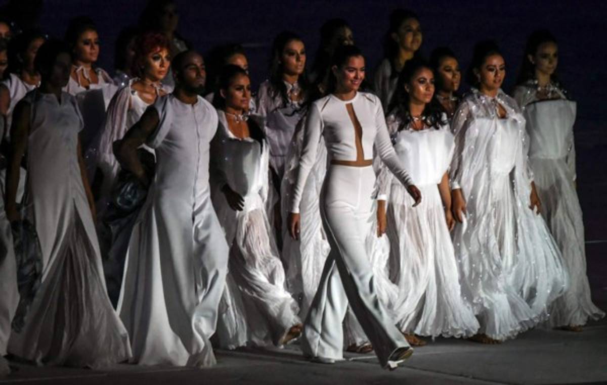 Shakira se roba las miradas en la inauguración de los Juegos de Barranquilla