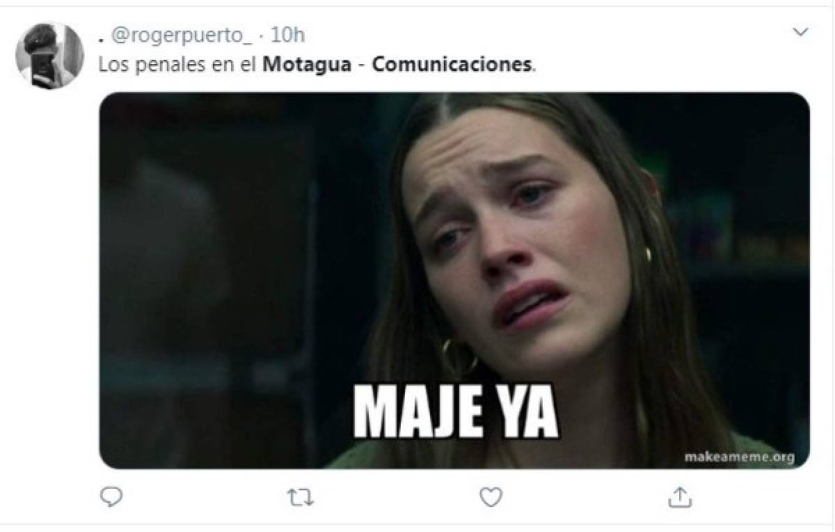 ¡Para morir de risa! Los memes tras la extensa tanda de penales entre Motagua y Comunicaciones