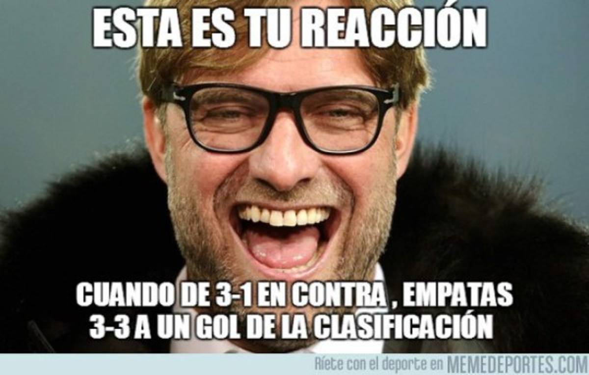 Los mejores memes de la remontada histórica del Liverpool ante el Borussia Dortmund