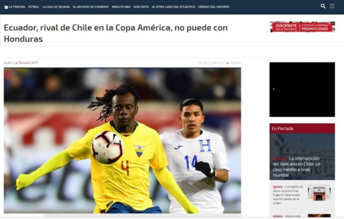 ¡Críticas Lo que dicen los medios internacionales tras el empate de Honduras y Ecuador