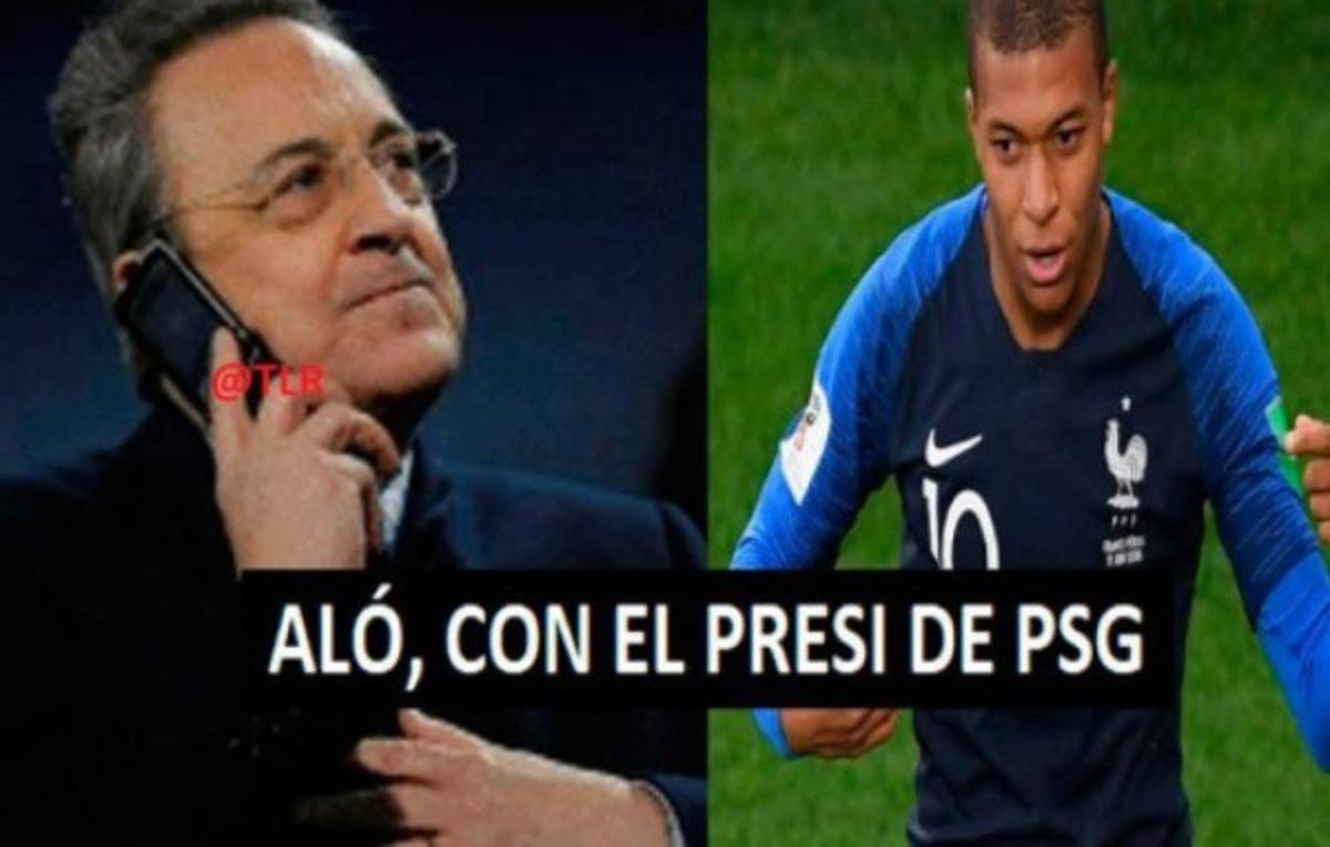 Mbappé aterroriza a Messi en los memes del Mundial de Rusia 2018  
