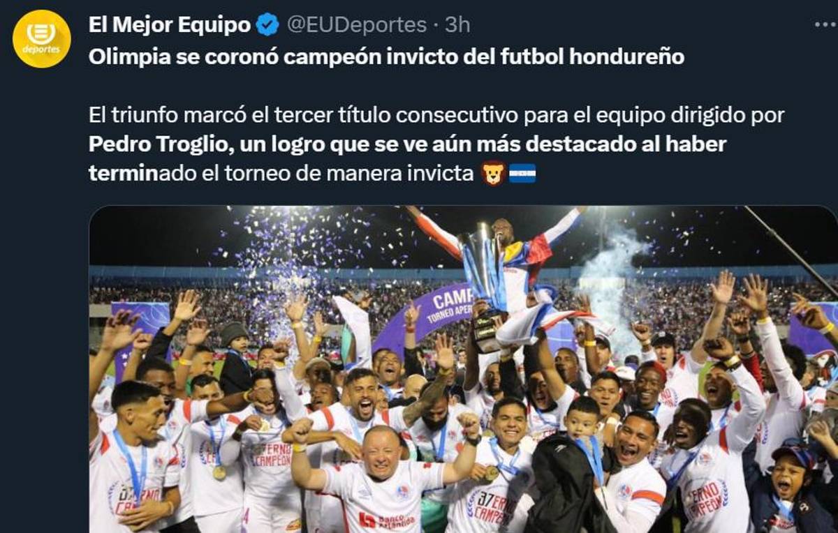 Prensa internacional se rinde ante el Olimpia de Troglio: “Leyenda total”, “No para de dar vueltas”