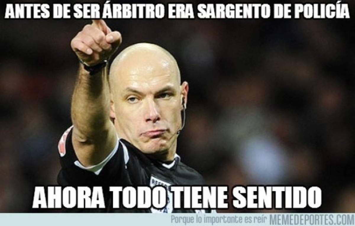 ¡Lluvia de memes! Patada de árbitro a jugador en Francia genera imagenes para morir de la risa