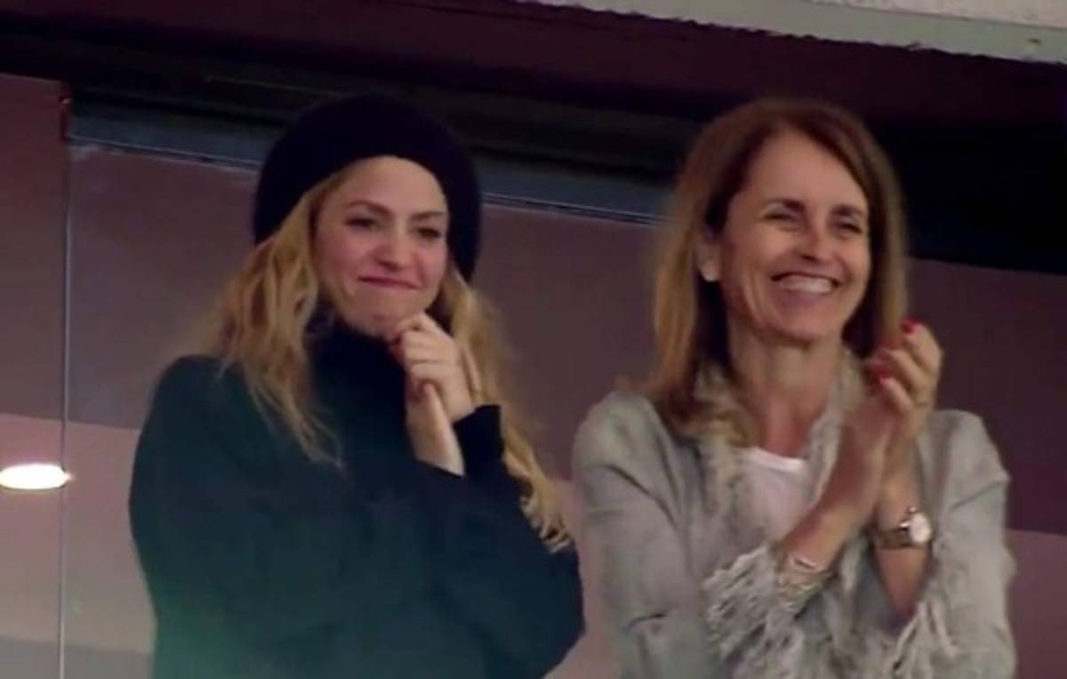 En fotos: Así celebraron las esposas e hijos de los jugadores del Barcelona la Copa del Rey ¿Y Shakira?