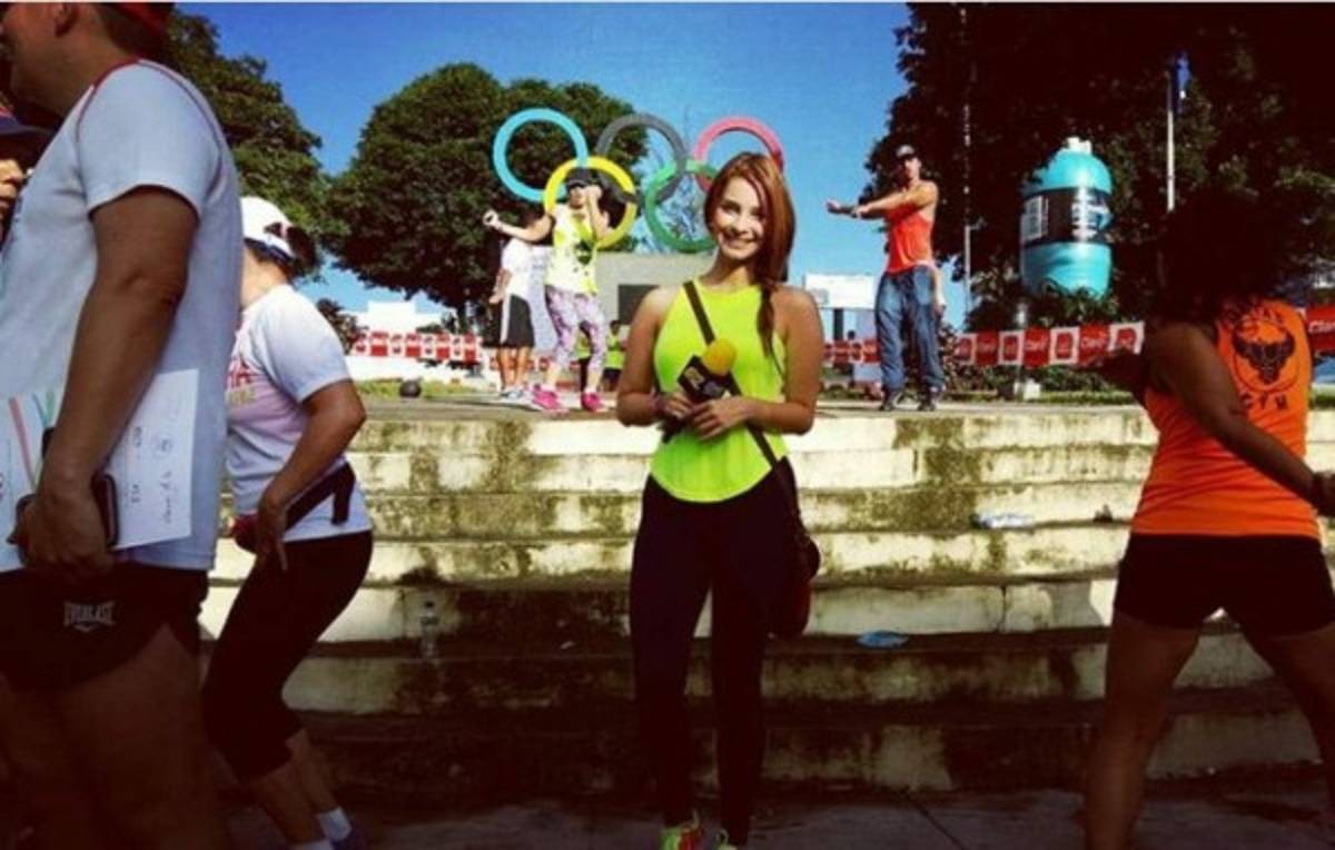 Irene Castillo, la bella presentadora deportiva de El Salvador