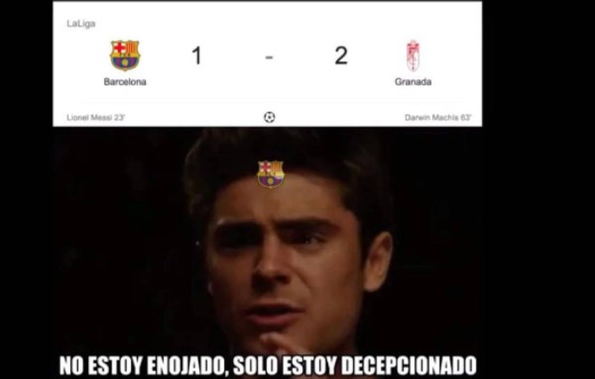 Los nuevos memes que hacen pedazos a Barcelona y Messi por perder la oportunidad de ser líder ante Granada
