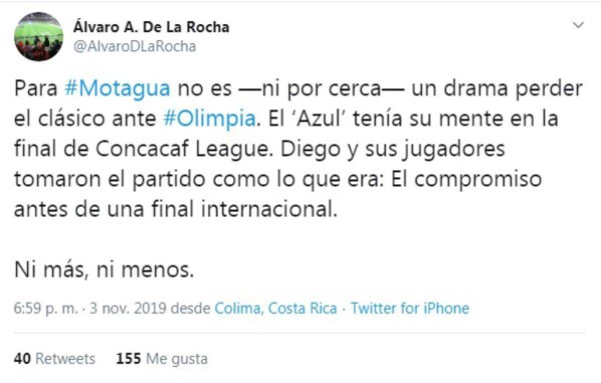 Lo que se dijo en redes sociales tras la victoria de Olimpia ante Motagua