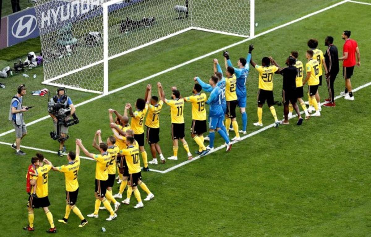 NO SE VIO EN TV: El beso a Hazard, la celebración belga y tristeza inglesa