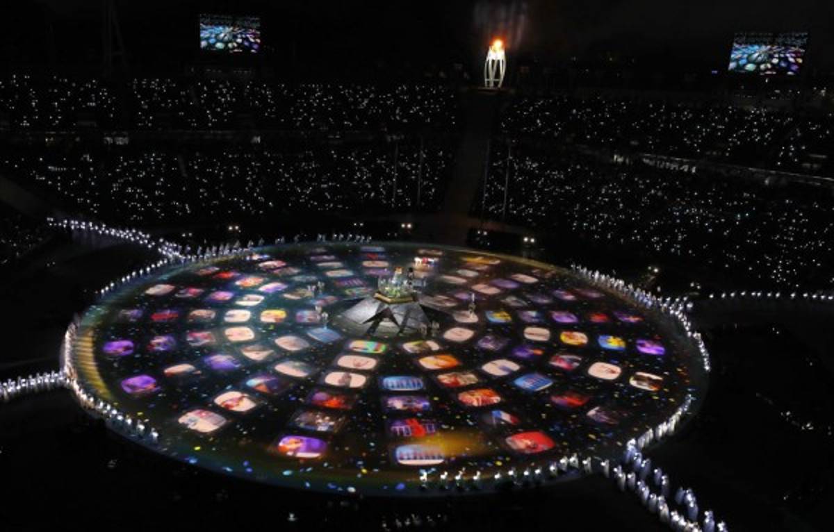 Las mejores imágenes de la ceremonia de clausura de los Juegos Olímpicos de Invierno
