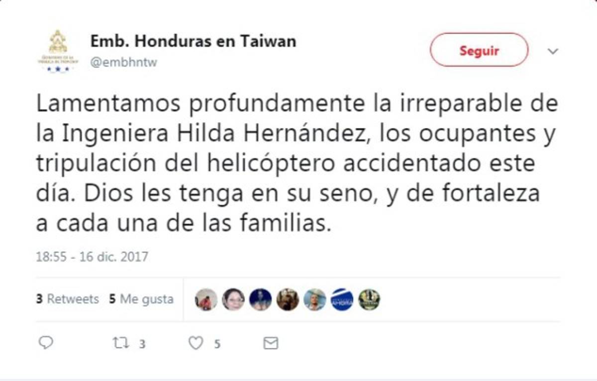 Los personajes que se solidarizan con JOH por la muerte de Hilda Hernández