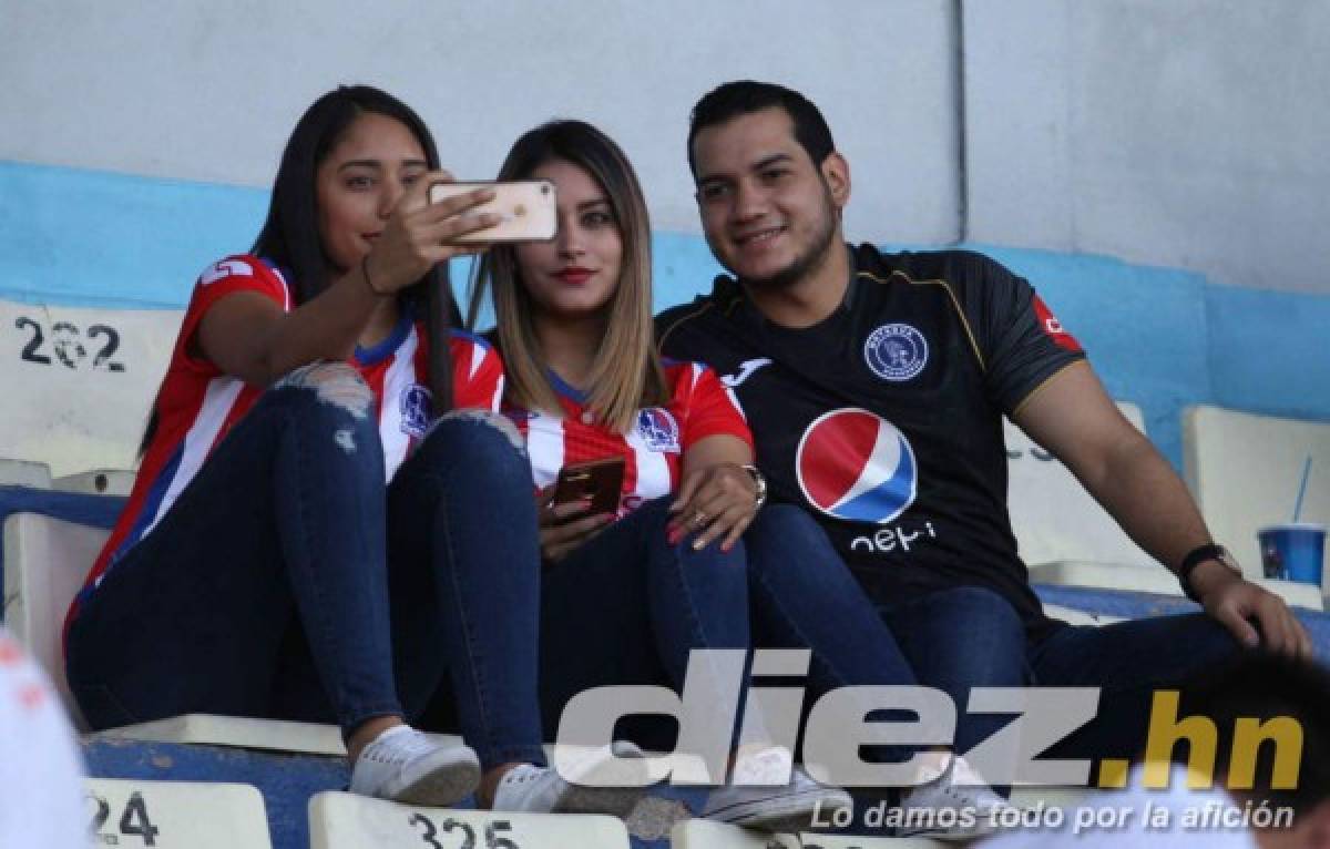 ¡Sensuales! El lado infartante del clásico Motagua-Olimpia en el estadio Nacional