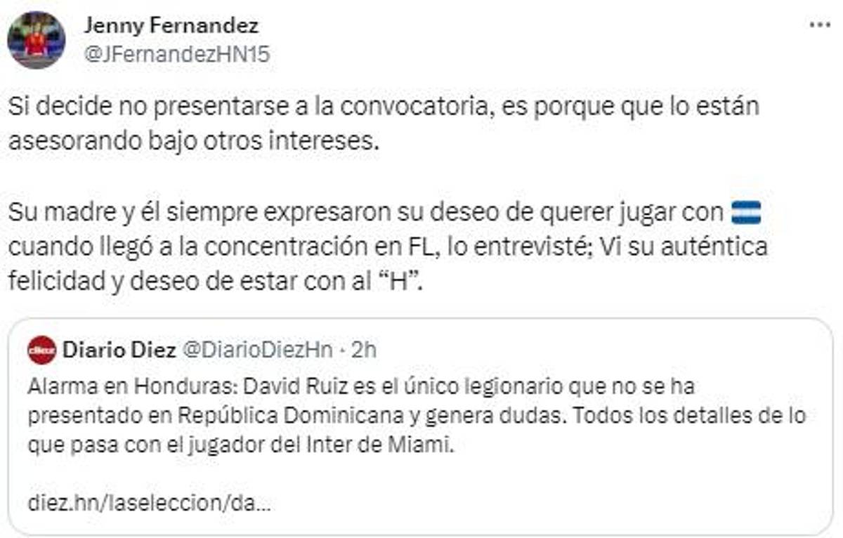 “Es más entusiasmo de la gente porque juega con Messi”: Así reaccionó la prensa de Honduras por el caso de David Ruiz