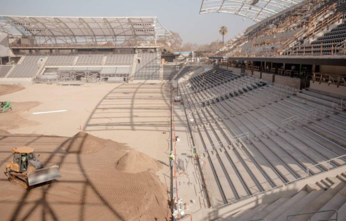 Así luce el estadio de Los Ángeles FC a casi tres meses de su inauguración