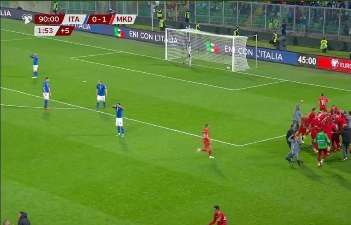 Desgarradores imágenes: Italia llora tras quedar fuera de su segundo Mundial al hilo al ser eliminado en repechaje a Qatar