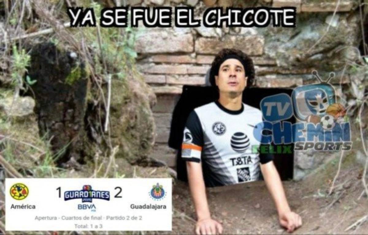 Los memes hacen pedazos al América y Memo Ochoa tras ser eliminados por Chivas en México