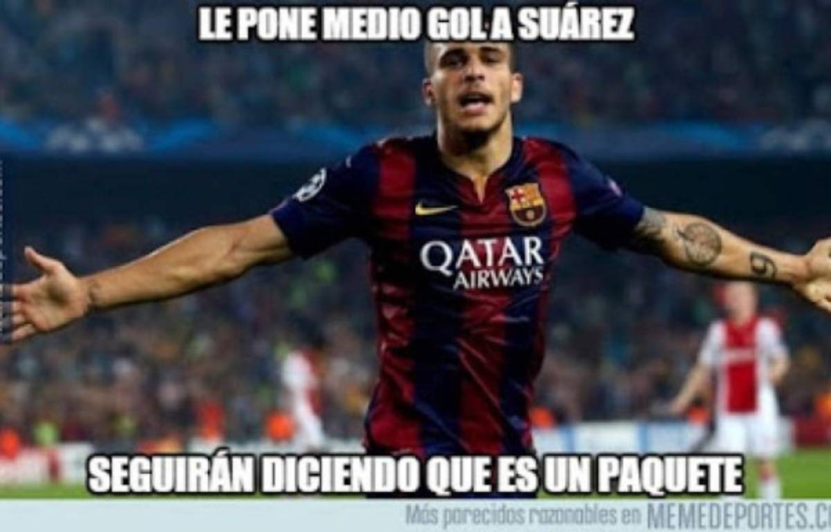 Luis Suárez se robó el show con el Barcelona y también con los memes