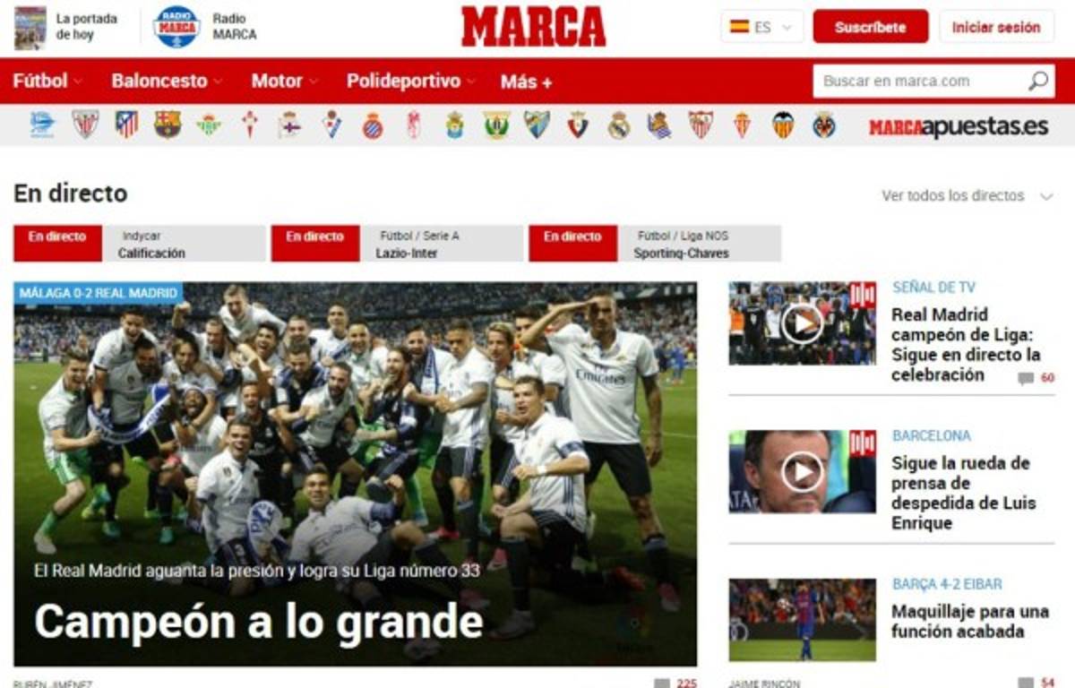 Lo que dice la prensa internacional sobre el título de Liga del Real Madrid