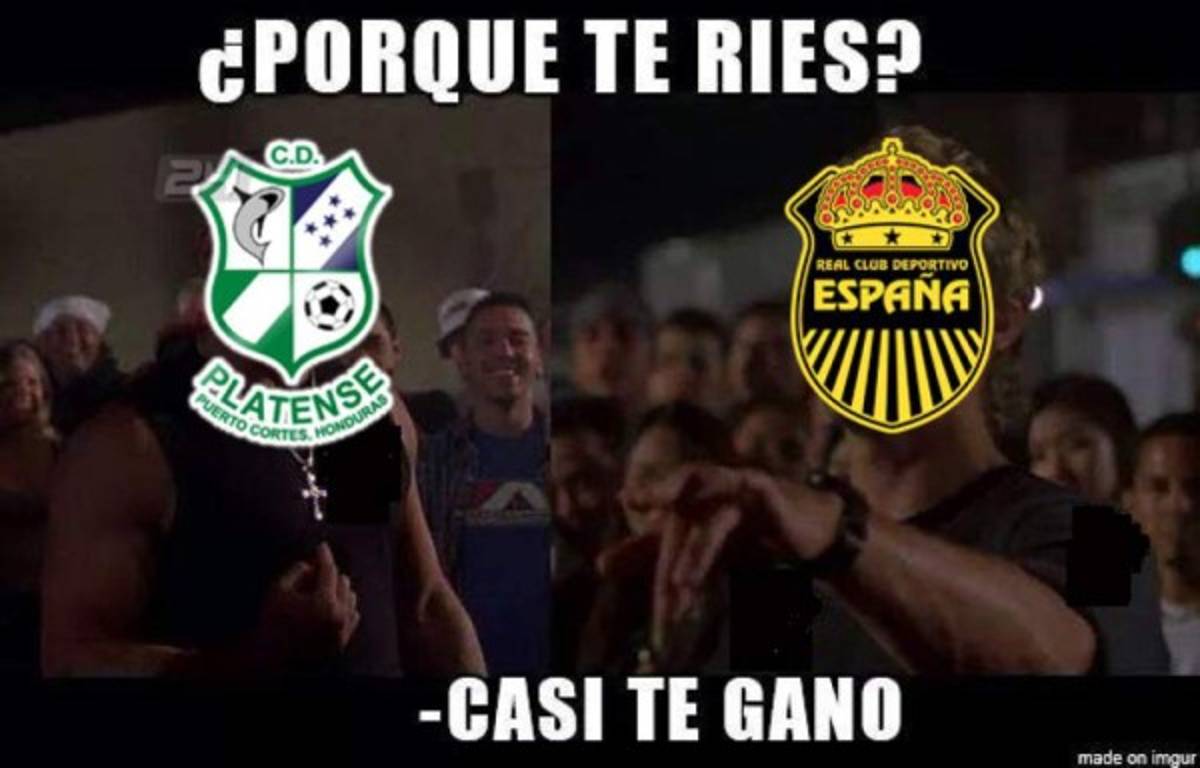 ¡Los memes se burlan del Real España luego de perder la Copa ante Platense!