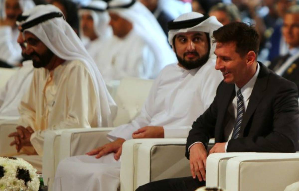 FOTOS: Así la pasó Messi en la gala del Globe Soccer Awards en Dubai