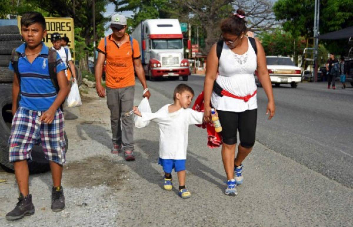 Así va la caravana de migrantes hondureños rumbo a Estados Unidos