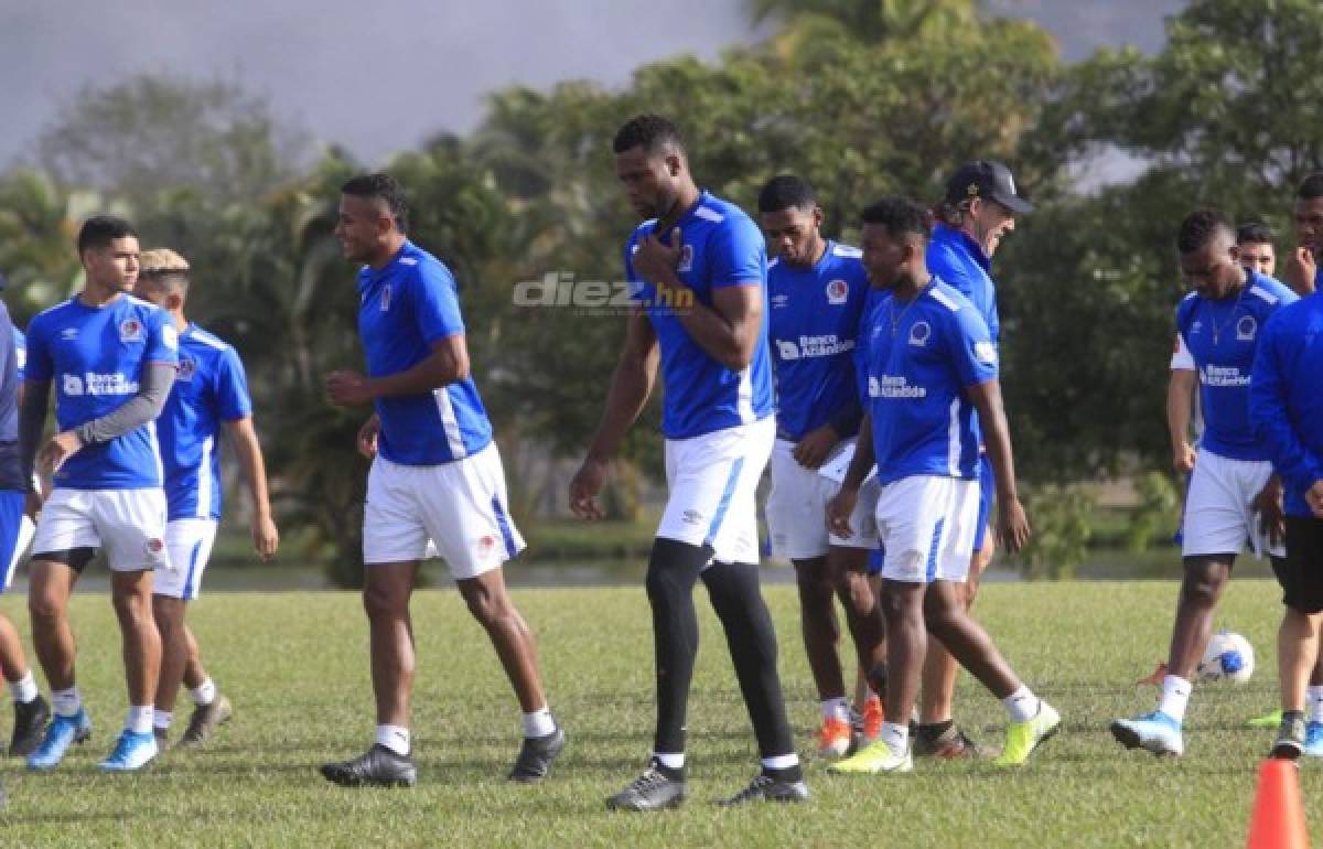 Las primeras imágenes de Yustin Arboleda sudando la camisa del Olimpia en Tegucigalpa