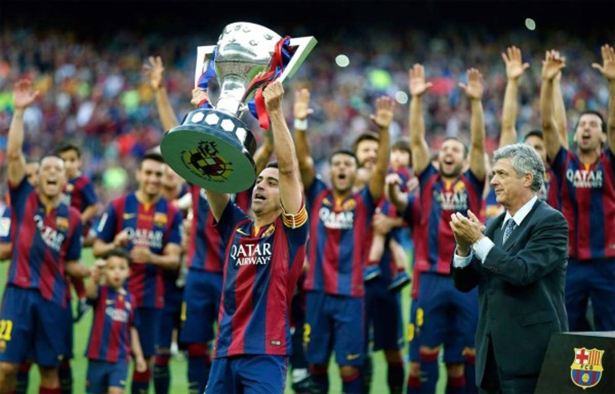 La despedida de Xavi Hernández del Camp Nou