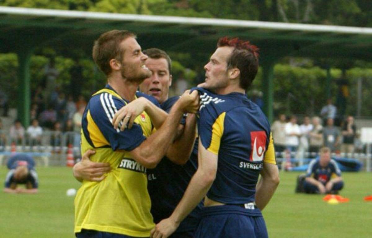 Jugadores que eran enemigos mientras compartían el mismo club