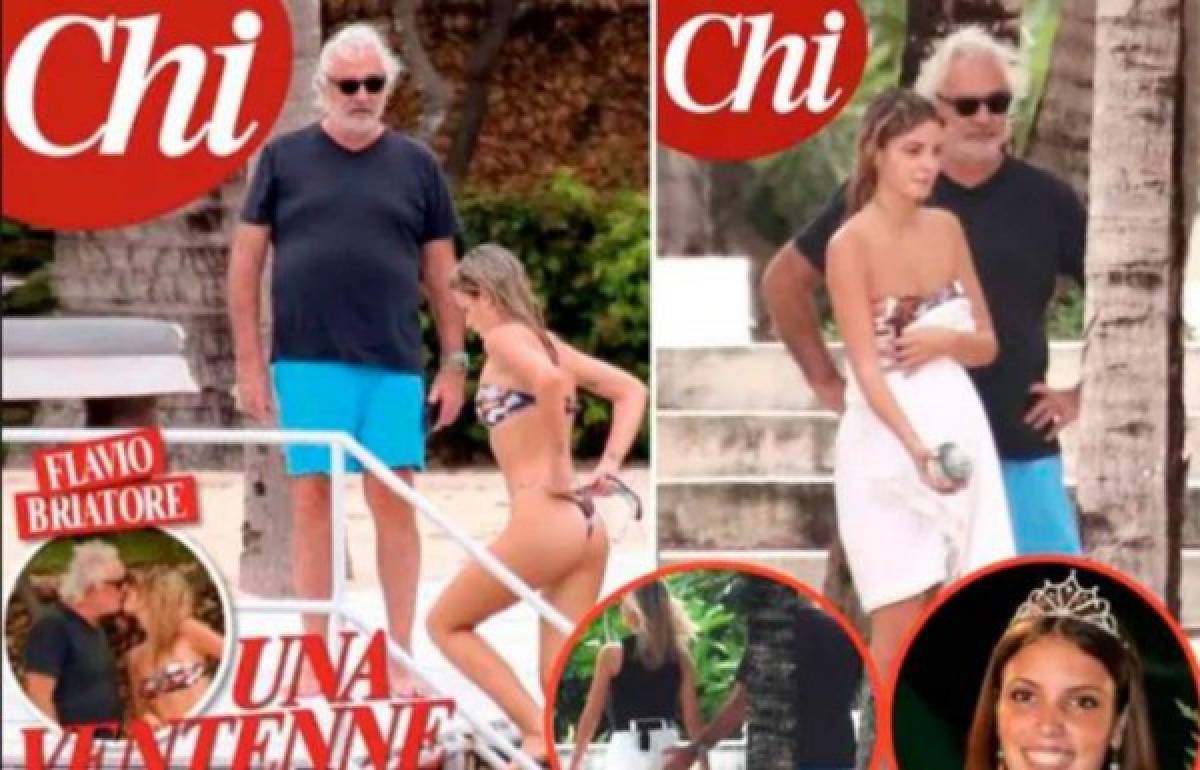 Flavio Briatore, el magnate de la Fórmula 1 que tiene una novia que es 49 años menor que él