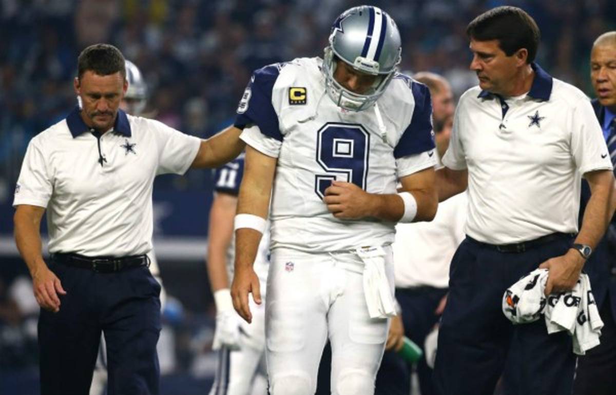 Tony Romo fuera para toda la temporada