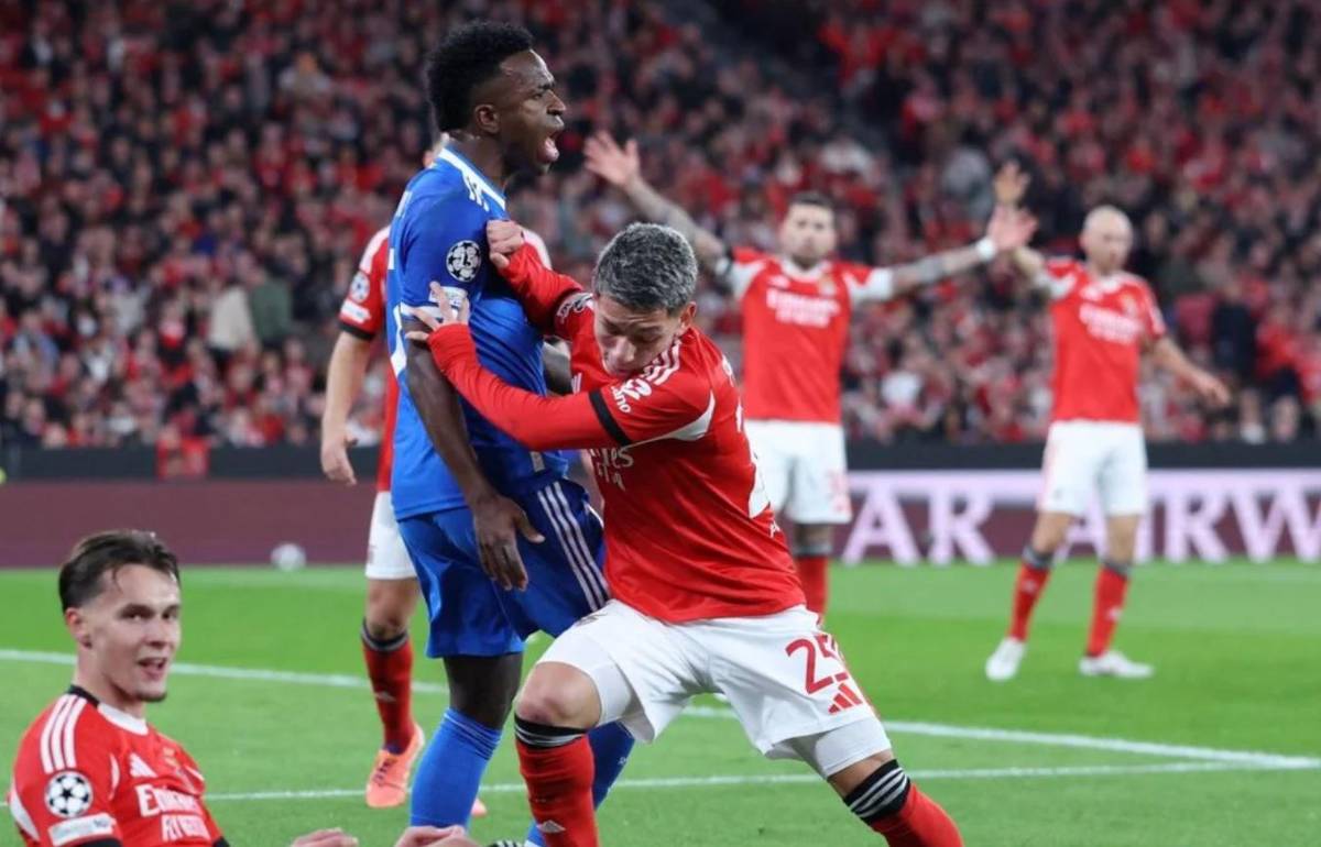 ¡Aumenta la polémica! Filtran desde el interior del Benfica lo que le dijo Prestianni a Vinicius