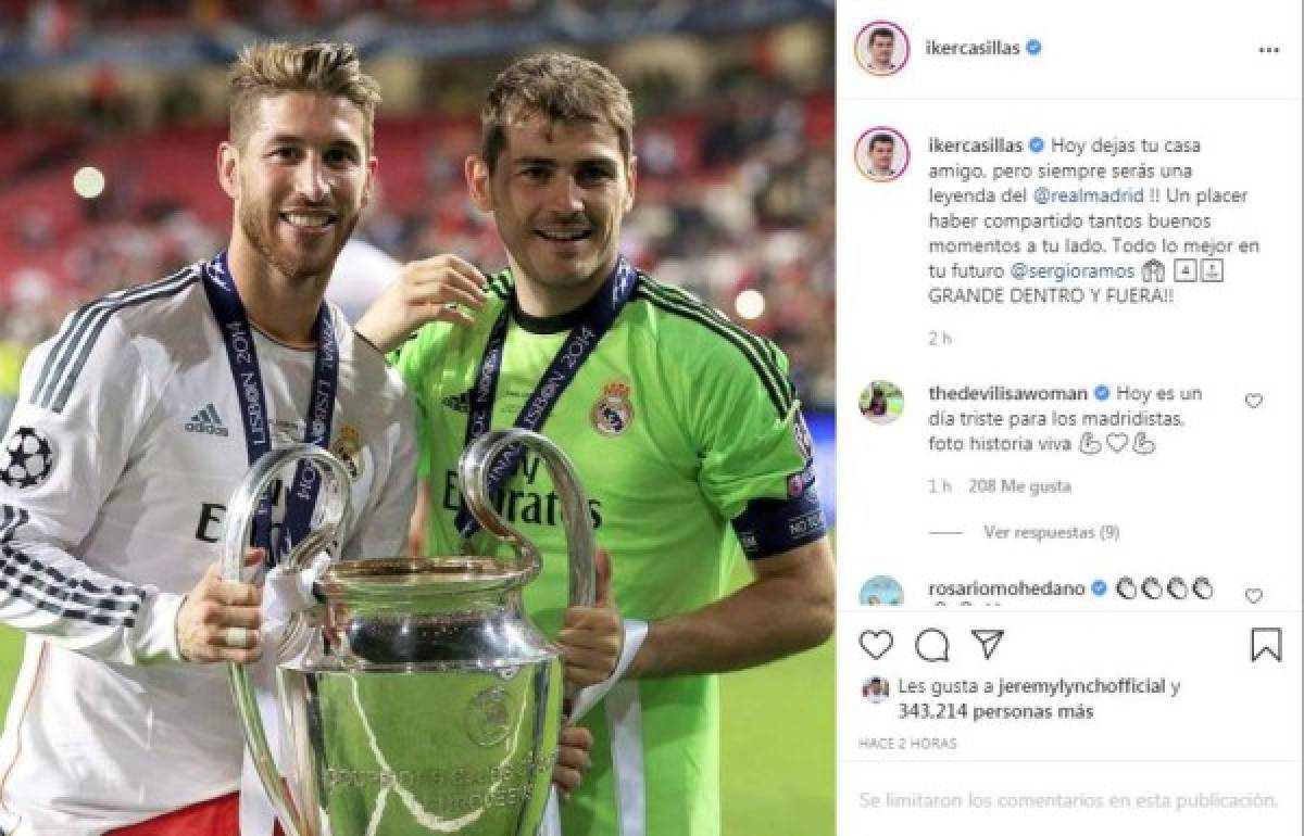 ¡Intenta no llorar! Los emotivos mensajes de despedida de los jugadores del Real Madrid a Sergio Ramos