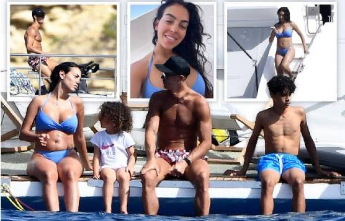 ¿Está gordita? Así fue captada Georgina Rodríguez en sus vacaciones con Cristiano Ronaldo en Mallorca